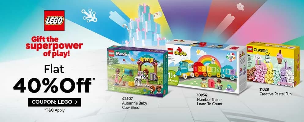 Flat 40% Discount on Cars and Puzzle