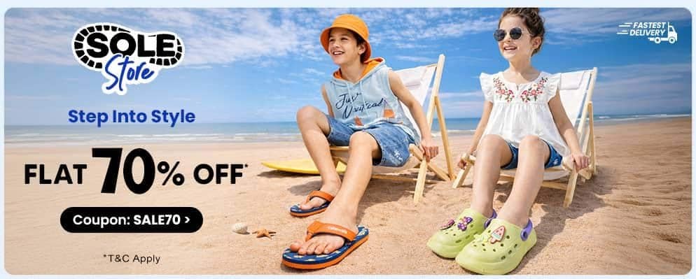 Get 70% Off on Shoes, Sandals, Boots, and more