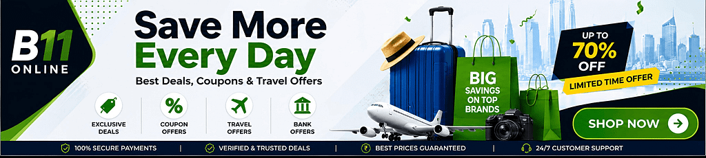 Best Cheap Online Shopping Coupons and Travel Booking Deals