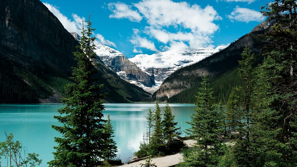 Banff, Canada – Frozen Lakes and Rocky Mountains