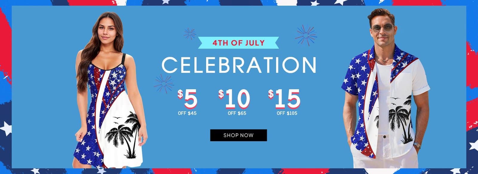 Avail Up To $15 OFF on Bestselling American Flag Clothing