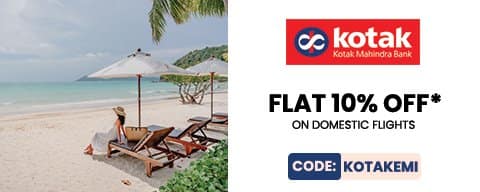 Flat 10% off on Domestic Flights Booking