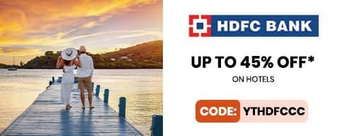 Get Up to 45% Off on Domestic Hotel Bookings