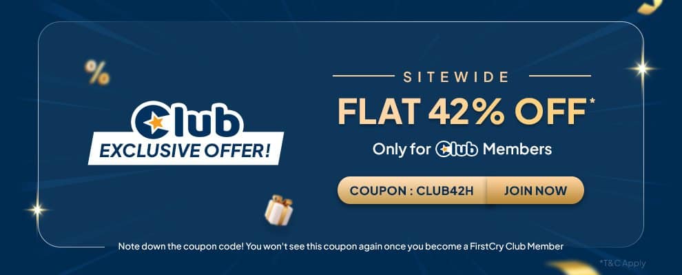 Get Flat 42% discount on most products