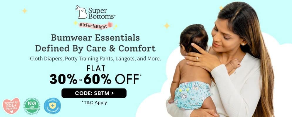 Get Up To 60% discount on Select Superbottom Diapers Range