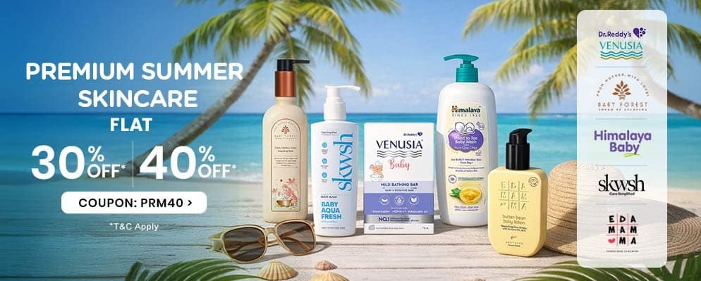 Up to 40% Discount on Select Baby Skin Care Products