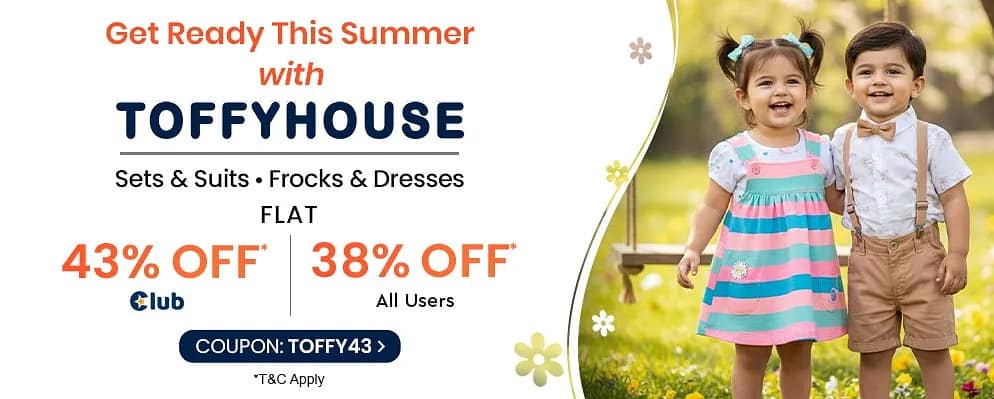 Get Upto 43% Off on Toffyhouse Collection
