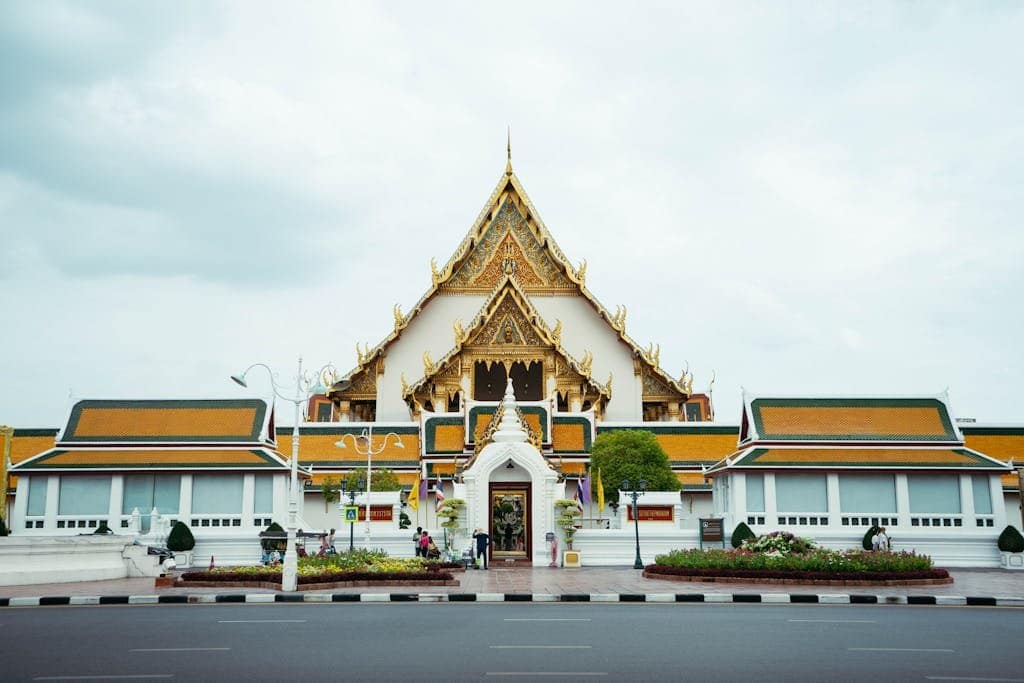 Explore the majestic architecture of Wat Thai Temple in Bangkok. A symbol of Thai artistry and spirituality.